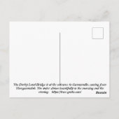 Darby Land Bridge am Warrego River Postkarte (Rückseite)