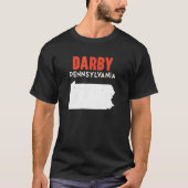 Darby Pennsylvania USA State America Travel T-Shirt (Vorderseite)