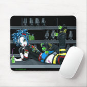 "Darby" Rollen-Derby-Skate-Mädchen Mousepad (Mit Mouse)
