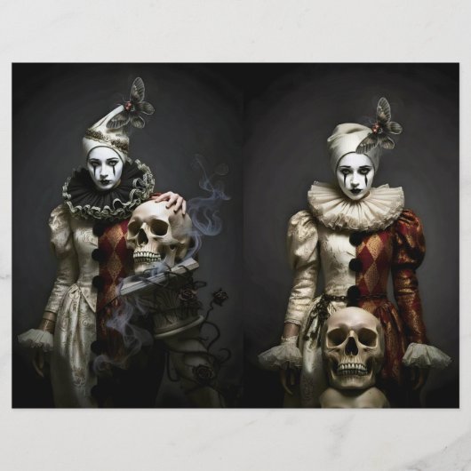 Darc Romantic Scrapbook Sheet Briefbogen (Vorderseite)