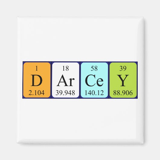 Darcey Periodenmagnet Magnet (Vorne)