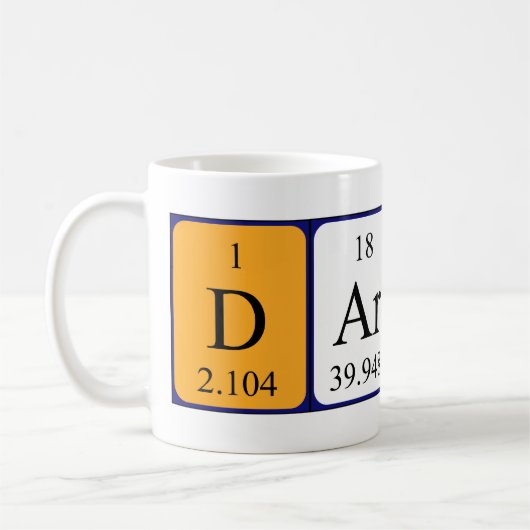 Darcey Periodenname Tasse (Links)