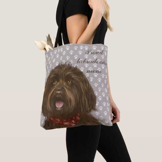 Darceys stolze Labradoodle Mamma <3 Tasche (Von Nahem)