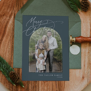 DARCY Blue Arch Family Classic Foto Weihnachten