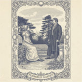 Darcy & Elizabeth scene Aufkleber (Vorderseite)