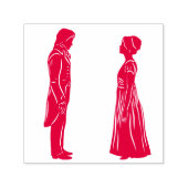 Darcy & Elizabeth Silhouette Permastempel (Design)
