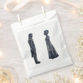 Darcy & Elizabeth Silhouetten Geschenktütchen (Ausgeschnitten)