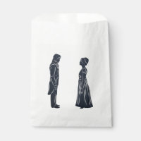 Darcy & Elizabeth Silhouetten
