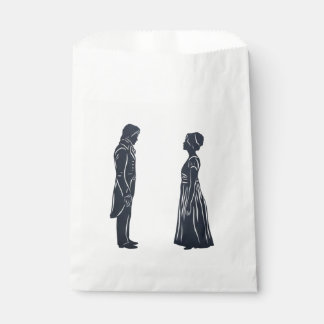 Darcy & Elizabeth silhouettes Geschenktütchen