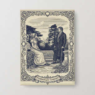 Darcy & Elizabeth Szene Button