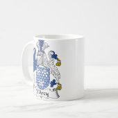 D'Arcy-Familienwappen Kaffeetasse (Vorderseite Links)