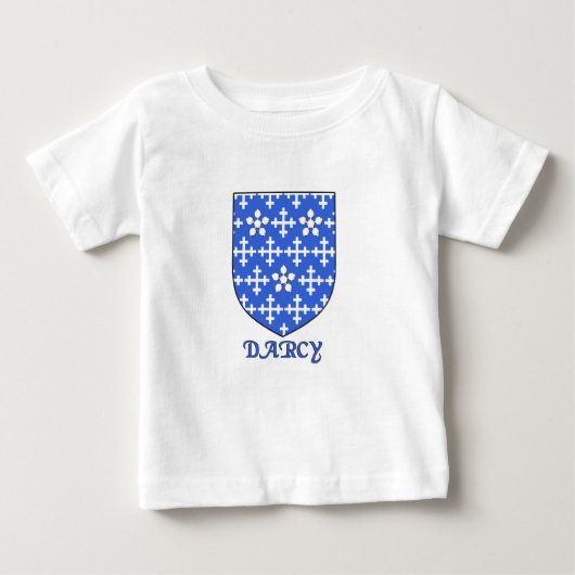 Darcy Family Shield Baby T-shirt (Vorderseite)