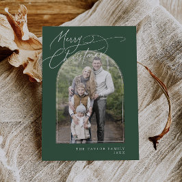 DARCY Green Arch Family Classic Foto Weihnachten