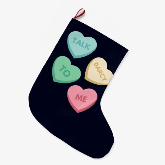 Darcy III Großer Weihnachtsstrumpf (Vorderansicht (hängend))