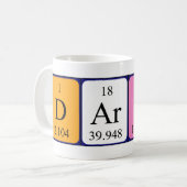 Darcy Periodenname Tasse (Vorderseite Links)