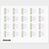 Darcy Quote Wedding Sticker (Blatt)