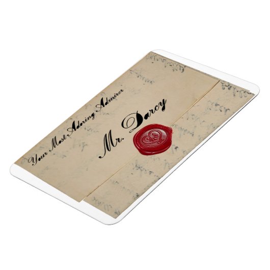 Darcy Regency Liebe Letter Magnet (Linke Seite)