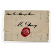 Darcy Regency Liebe Letter Magnet (Horizontal)