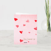 Darcy Valentine Karte (Rückseite)