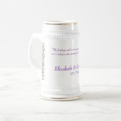 Darcy Wedding Stein Bierglas (Vorderseite Links)