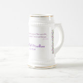 Darcy Wedding Stein Bierglas (VorderseiteRechts)