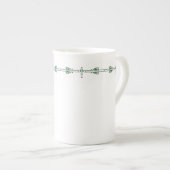 Dard Jäger-Grün Porzellantasse (Vorderseite Rechts)