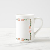 Dard Jäger-inspirierte Rose Porzellantasse (Rechts)