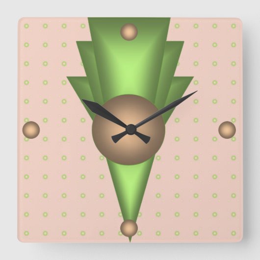 Dardanella Quadratische Wanduhr (Vorderseite)