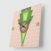 Dardanella Quadratische Wanduhr (Winkel)