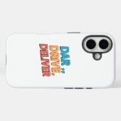 "Dare, Drive, Deliver.": Case-Mate iPhone Hülle (Rückseite (Horizontal))