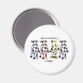 Dare-in-Dalls Magnet (Vorderseite/Rückseite)