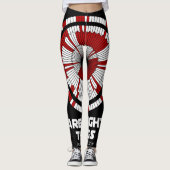 Dare Mighty Things Perseverance Mars Rover Landing Leggings (Vorderseite)
