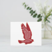 Dare Mighty Things Postkarte (Stehend Vorderseite)