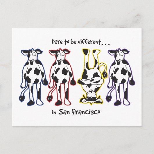 DARE-SAN-FRAN POSTKARTE (Vorderseite)