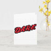 Dare Sticker Karte (Gelbe Blume)