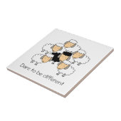 Dare to be Different Black Sheep Fliese (Seite)