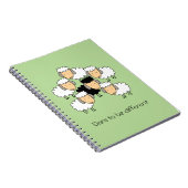 Dare to be Different Black Sheep Notizblock (Rechte Seite)