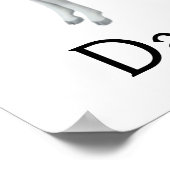 Dare to be Different Black Sheep Print Poster (Ecke)