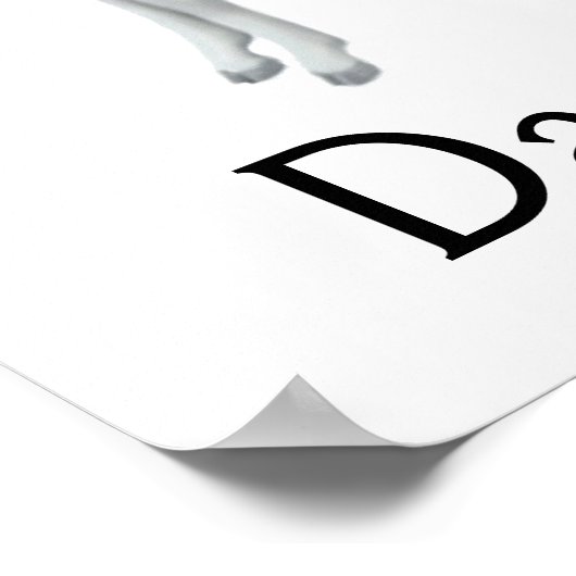 Dare to be Different Black Sheep Print Poster (Ecke)