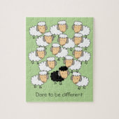 Dare to be Different Black Sheep Puzzle (Vertikal)