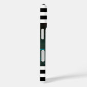 Dare to be Different Flamingo Schwarz-weiße Streif Case-Mate iPhone Hülle (Rückseite / Rechts)