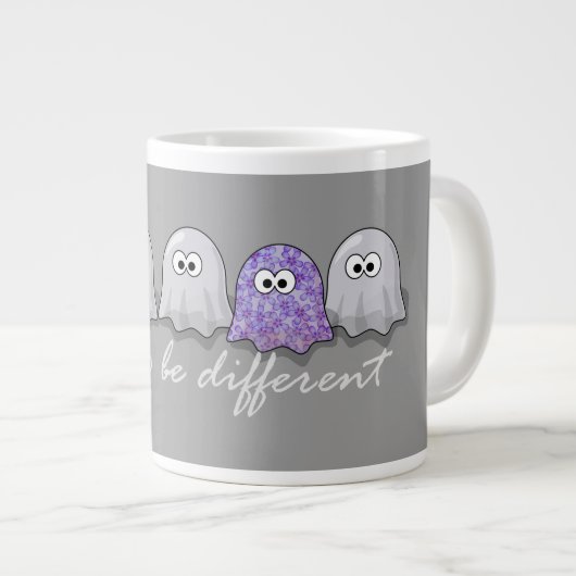 Dare to be Different Ghosts Jumbo-Tasse (Vorderseite Rechts)