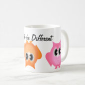 Dare to be Different Hoot Owls Tasse (VorderseiteRechts)