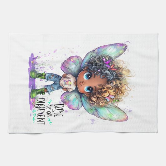 Dare to be Different Lil'Fairy Küche Handtücher. Geschirrtuch (Horizontal)