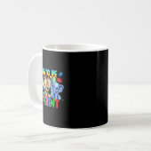 Dare to be Different Niedlich Elephant Autismus Aw Kaffeetasse (Vorderseite Links)