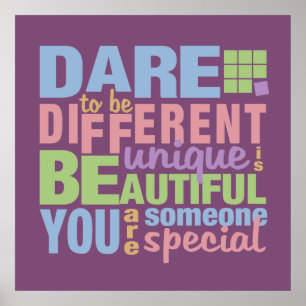 Dare to be Different Poster