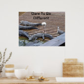 Dare to be Different Poster (Küche)