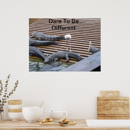 Dare to be Different Poster (Küche)