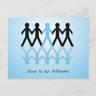 Dare to be Different Postkarte