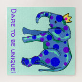 Dare to be Unique Elephant Jigsaw Puzzle (Horizontal)